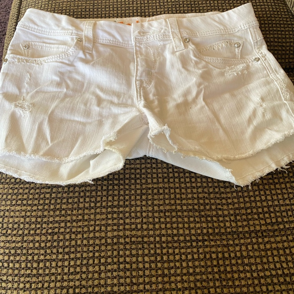 Rock Revival Women's White Denim Shorts
